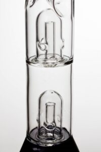 12" Double Dome Perc Beaker Bong | Cheap Bong For Sale | Free NZ Shipping