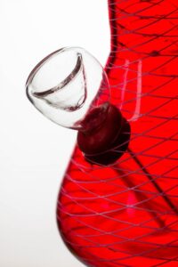 6″ glass water bong
