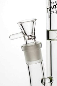 15" Double Flat Glass Water Bong | Bongs For Sale | Free NZ Shipping