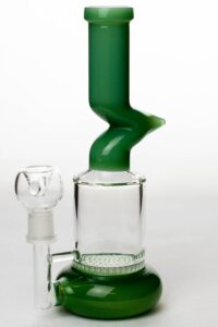 8″ honeycomb flat diffused kink bubbler