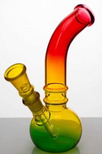 7″ glass water bong with bowl stem