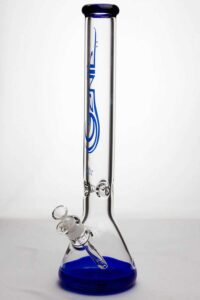 18" Genie Colored Bottom Water Bong | Best Glass Bongs | Free NZ Shipping