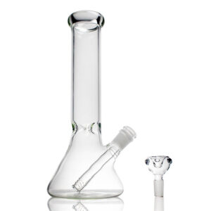 9" Clear Glass Beaker Bong | Water Pipes For Sale | Free NZ Shipping