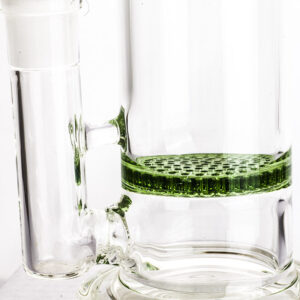 9 Clear Glass Honeycomb Bong  Water Pipes For Sale  Free NZ Shipping