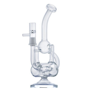 9" Dual Chamber Recycler Glass Wax/Dab Rig For Sale | Free NZ Shipping