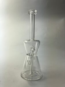 9" Glass Recycler Dab Rig | Wax/Oil Rig For Sale | Free NZ Shipping