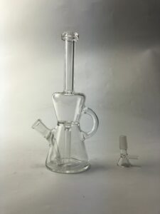 9" Glass Recycler Dab Rig | Wax/Oil Rig For Sale | Free NZ Shipping