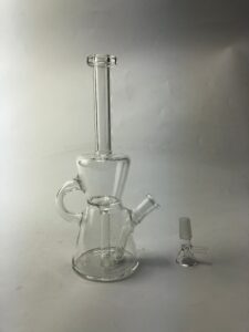 9" Glass Recycler Dab Rig | Wax/Oil Rig For Sale | Free NZ Shipping