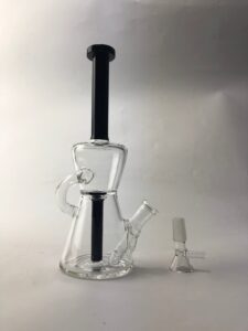9" Glass Recycler Dab Rig | Wax/Oil Rig For Sale | Free NZ Shipping