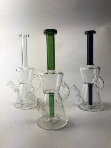 9" Glass Recycler Dab Rig | Wax/Oil Rig For Sale | Free NZ Shipping
