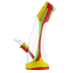 9" Horn Silicone Glass Bong | Water Pipes For Sale | Free NZ Shipping