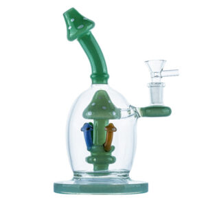 9" Mushroom Showerhead Perc Dab Rig | Glass Wax Rig | Free NZ Shipping