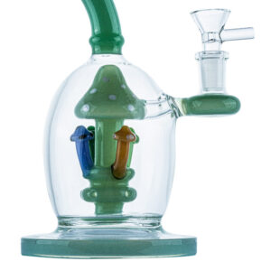 9" Mushroom Showerhead Perc Dab Rig | Glass Wax Rig | Free NZ Shipping