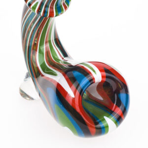 Colorful Swirl Sherlock Bubbler | Glass Pipes For Sale | Free NZ Shipping