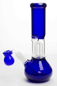 11″ glass water bong with 4 arms percolator