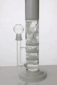 13" Ghost Triple Honeycomb Bong | Glass Bongs For Sale | Free NZ Shipping