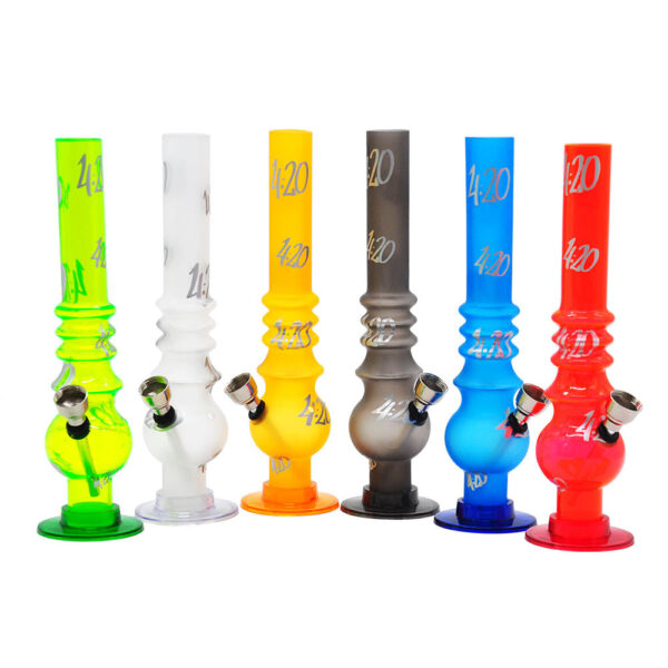 Acrylic Bong 420 Pattern | Portable Dab Rigs For Sale | Free NZ Shipping