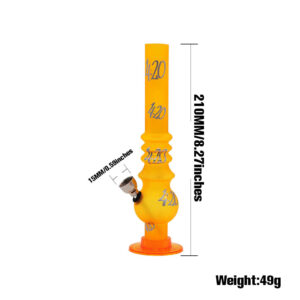 Acrylic Bong 420 Pattern | Acrylic Water Pipe For Sale | Free NZ Shipping