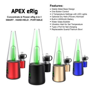 Apex Erig Portable Concentrate Wax Vaporizer For Sale | Free NZ Shipping