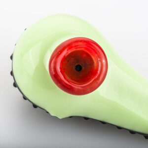 Avocado Theme Glass Novelty Pipe  Weed Bowls For Sale  Free NZ Shipping