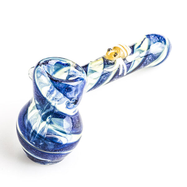 Bee Pattern Glass Hammer Bubbler  Water Pipe For Sale  Free NZ Shipping