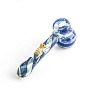 Bee Pattern Glass Hammer Bubbler  Water Pipe For Sale  Free NZ Shipping