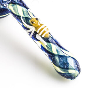 Bee Pattern Glass Hammer Bubbler  Water Pipe For Sale  Free NZ Shipping