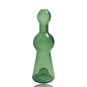 Bell Shape Green Glass Hand Pipe | Weed Bowl For Sale | Free NZ Shipping