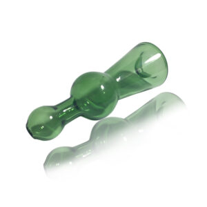Bell Shape Green Glass Hand Pipe | Weed Bowl For Sale | Free NZ Shipping