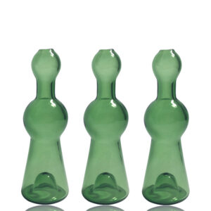 Bell Shape Green Glass Hand Pipe | Weed Bowl For Sale | Free NZ Shipping