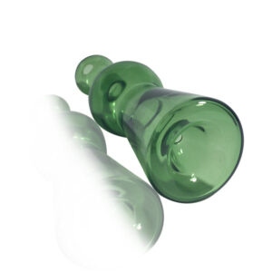 Bell Shape Green Glass Hand Pipe | Weed Bowl For Sale | Free NZ Shipping