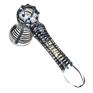 Black Blue Net Glass Hammer Bubbler  Pipes For Sale  Free NZ Shipping