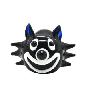 Black Cat Face Spoon Tobacco Pipe | Weed Bowls For Sale | Free NZ Shipping