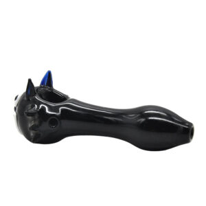 Black Cat Face Spoon Tobacco Pipe | Weed Bowls For Sale | Free NZ Shipping