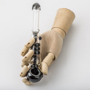 Glycerin Freezable Coil Glass Hand Spoon Pipe For Sale | Free NZ Shipping