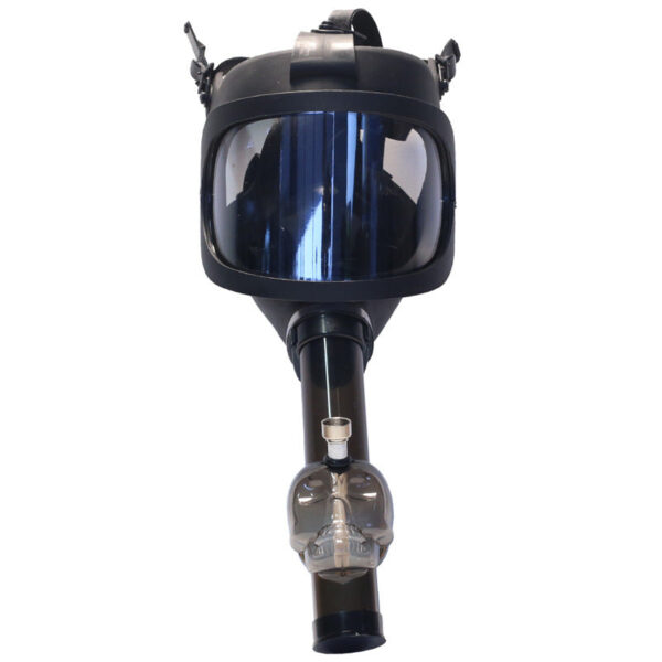 Black Full Face Silicone Gas Mask Bong w/ Water Pipe | Free NZ Shipping