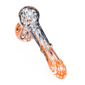 Black Orange Spiral Glass Hammer Bubbler For Sale  Free NZ Shipping