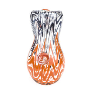 Black Orange Spiral Glass Hammer Bubbler For Sale  Free NZ Shipping