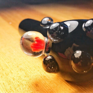 Black Glass Spoon Pipe Marble Grips | Pipes For Sale | Free NZ Shipping