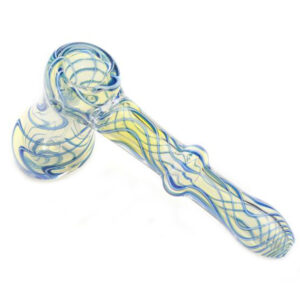 Blue Swirl Hammer Bubbler | Portable Pipes For Sale | Free NZ Shipping