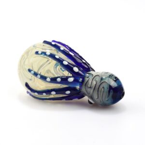 Blue Cube Glass Dab Rig w/ Octopus Glass Weed Pipe Set | Free NZ Shipping