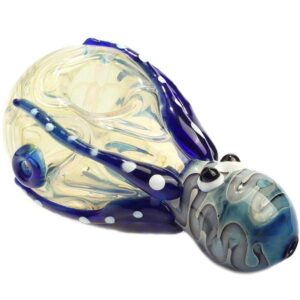 Blue Cube Glass Dab Rig w/ Octopus Glass Weed Pipe Set | Free NZ Shipping