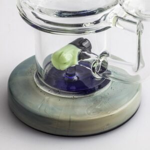 Blue Cube Glass Dab Rig w/ Two Tone Glass Pipe Set | Free NZ Shipping