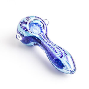Blue Cube Glass Dab Rig w/ Two Tone Glass Pipe Set | Free NZ Shipping
