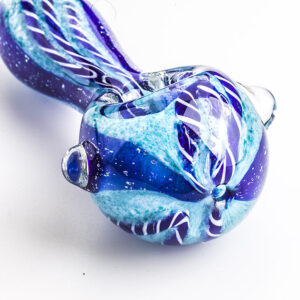 Blue Cube Glass Dab Rig w/ Two Tone Glass Pipe Set | Free NZ Shipping