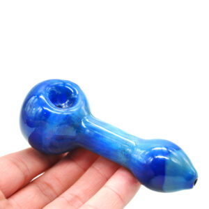 Blue Glass Marijuana Spoon Pipe | Weed Bowls For Sale | Free NZ Shipping