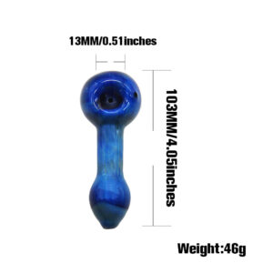 Blue Glass Marijuana Spoon Pipe | Weed Bowls For Sale | Free NZ Shipping