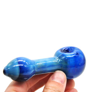 Blue Glass Marijuana Spoon Pipe | Weed Bowls For Sale | Free NZ Shipping