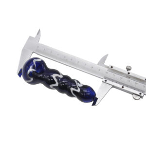 Blue Glass Spoon Weed Pipe w/ Maria Rings For Sale | Free NZ Shipping