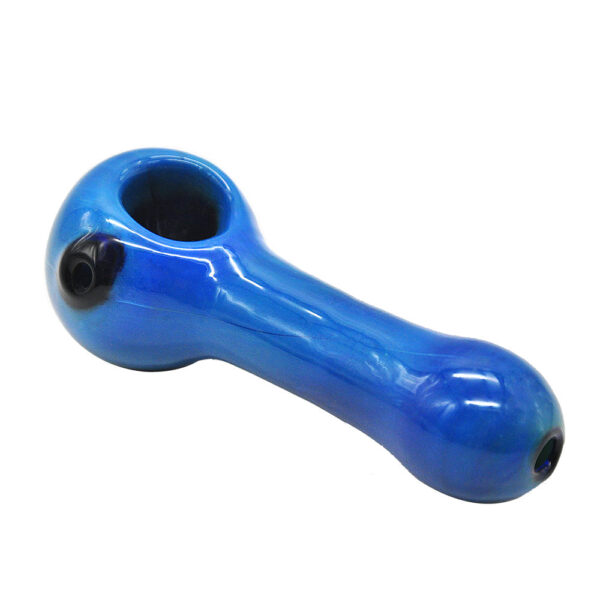 Blue Glass Tobacco Spoon Pipe | Weed Bowls For Sale | Free NZ Shipping